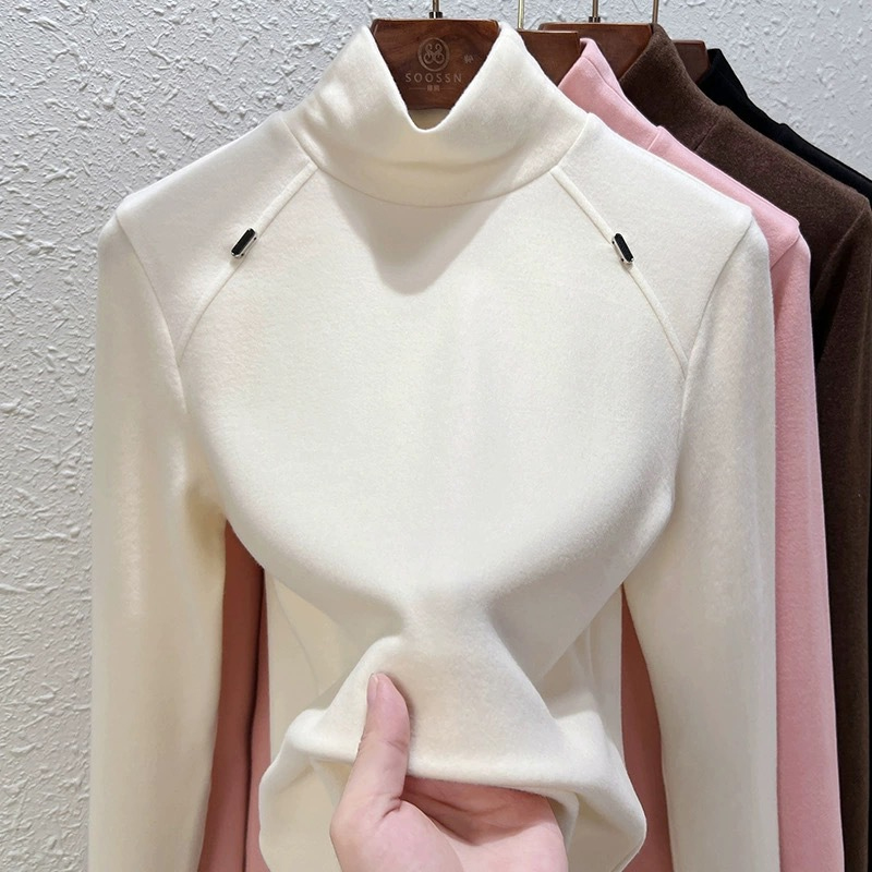 여성용 하이 퀄리티 플레인 티셔츠, 신축성 있는 기본  - Shirts 리뷰 및 가격