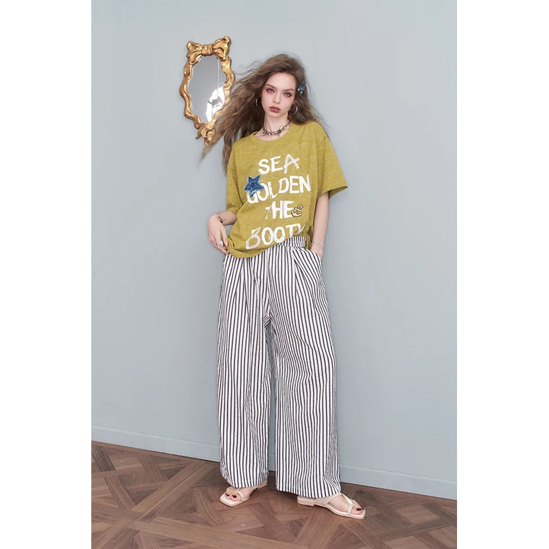 ELFSACK 빈티지 애시드 워시 그래픽 티셔츠, 레트 - Acid Wash Vintage Graphic T Shirt 리뷰 및 가격